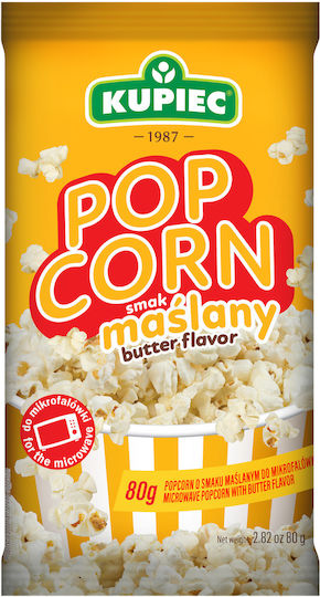 Kupiec Popcorn cu Aromă de Unt 80g