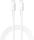 Wiwu USB 2.0 Cable USB-C Male - USB-C 60W White 2m
