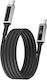 Wiwu Braided USB 2.0 Cable USB-C Male - USB-C 100W PD Black 1.2m