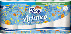 Foxy Χαρτί Υγείας 8 Ρολά 2 Φύλλων (560gr/Ρολό)