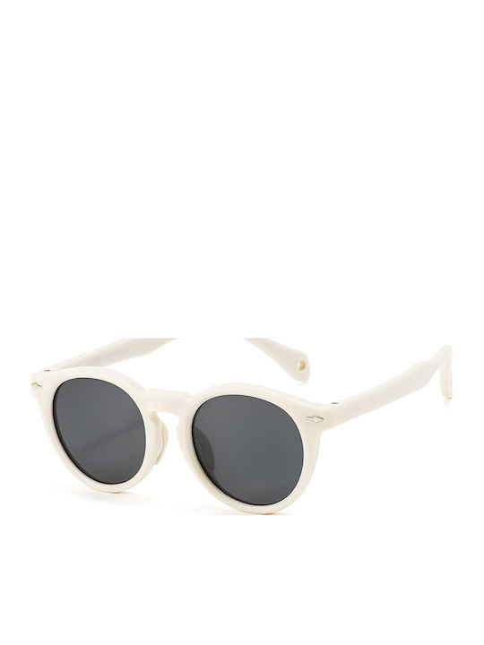 Techsuit Round Kids Sunglasses with Polarized Grey Lens