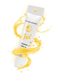 Food Colours Lebensmittelfarben in Gel-Form Gelbe 30gr Rohr