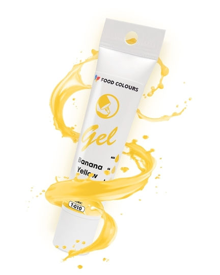 Food Colours Χρώμα Ζαχαροπλαστικής σε Μορφή Gel Κίτρινο 30gr Σωληνάριο