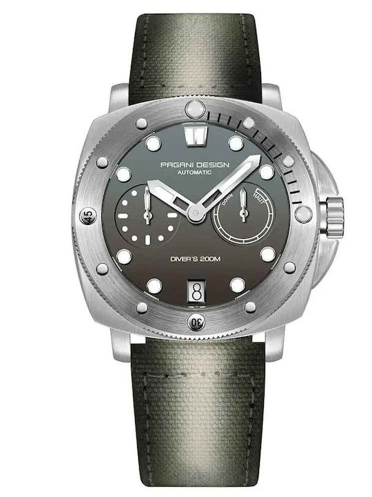 Pagani Design Ceas Barbatesc 41mm Automat cu Curea Textilă Neagră