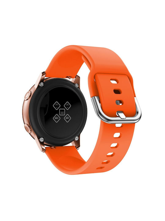 Silicone Strap Galaxy Watch Gear S2 Classic Gear Sport Galaxy Watch Active 2 Fits All 20mm Orange Oem