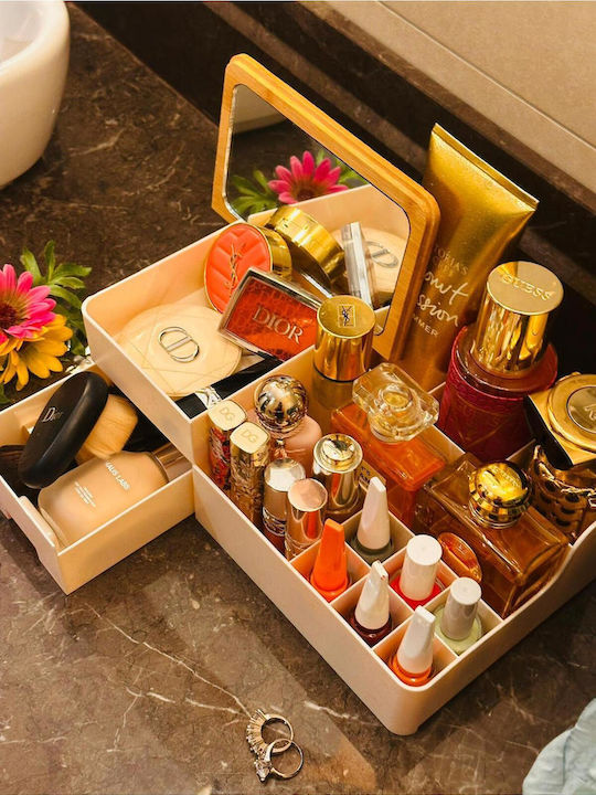 SteweHome Cosmetics Organizer with Drawers and Dividers 29x17.5x10cm