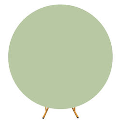 Double-sided Cover Round Balloon Arch Photo Wall 200 Cm Olive Green