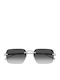 Gucci Unisex Sunglasses with Silver Metallic Frame and Silver Gradient Mirror Lens GG2154S 002