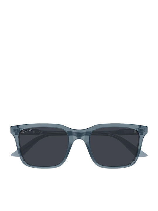 Gucci Unisex Γυαλιά Ηλίου με Διάφανο Κοκκάλινο Σκελετό και Διάφανο Φακό GG2114S 003