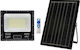 Raytech Power Ηλιακός Προβολέας Αλουμινίου 200W με Δυνατότητα Αλλαγής Μπαταρίας