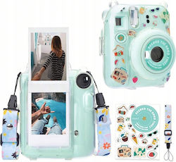 Etui Silikonhülle + Sticker + Schultergurt Für Fujifilm Instax Mini 12 Kamera