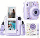Husă de Silicon + Stickere + Curea Fujifilm Instax Mini 12 Cameră