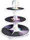 Stand Tray Muffins Cupcakes Cookies Retro Disco 80s Party