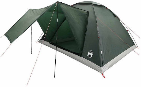 vidaXL Summer Camping Igloo Storage Green 335x275x180cm