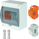 Electric Panel Photovoltaic System 4 Fuses