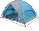 vidaXL Camping Tent Igloo Blue for 4 People 310...