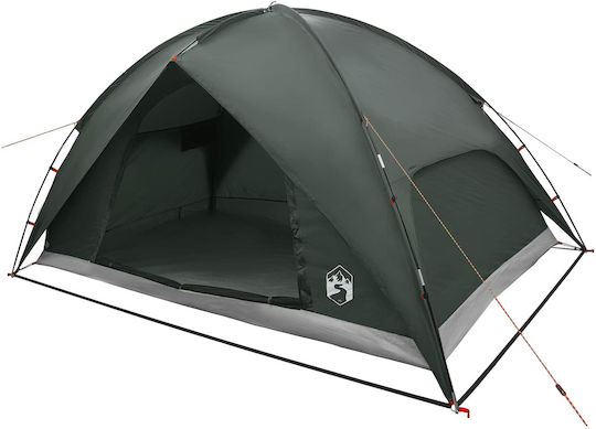 vidaXL Camping Tent Igloo Green with Double Cloth for 4 People 360x245x185cm