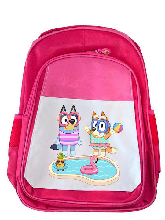 Kinder Schulranzen Bluey Rosa 41x30x15cm