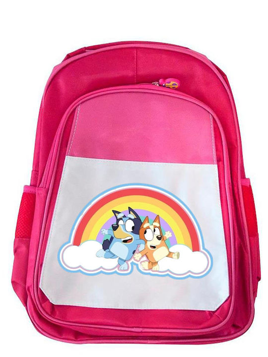 Kinder Schulranzen Bluey Rosa 41x30x15cm