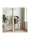 vidaXL Scratching Post Cat Tree Grey 110x84x183 cm