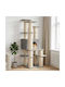 vidaXL Scratching Post Cat Tree Grey 82x82x161 cm