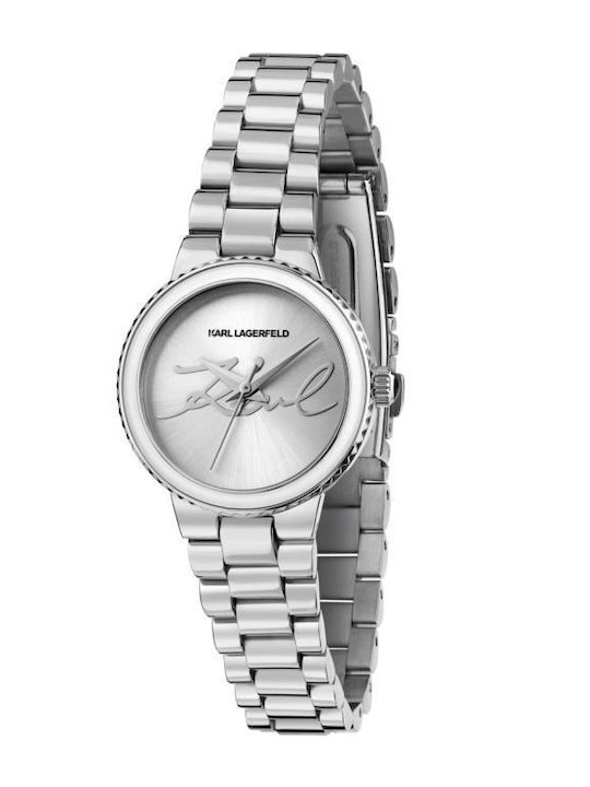 Womens Watch 28mm Battery With Silver Steel Bracelet