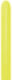 Sempertex 114cm 260 Neon Gelbe Noozle Up 50 Stück