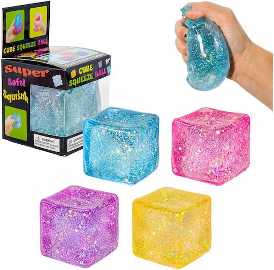 Taba World Squishy Κύβος Αφρώδες Πολύχρωμο (Διάφορα Σχέδια) 1τμχ