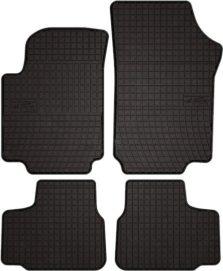 Gummifußmatten Für Volkswagen Up Hatchback 2011 Schwarz Passgenau