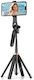 Andowl Q30 Selfie Stick Cell Phone Tripod Bluetooth Black