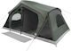 vidaXL Summer Camping Tent Green with Double Cloth 480x273x205cm