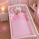 Kamtex Baby Pink Crib Set 7 Pieces