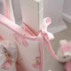 Vesta Home Baby Crib Bumper Braided Inside Pink...