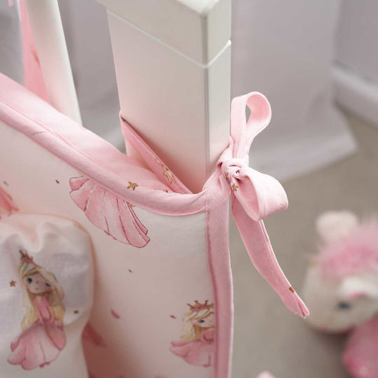 Vesta Home Baby Πάντα Πλεξούδα Εσωτερική Ροζ 40x195cm