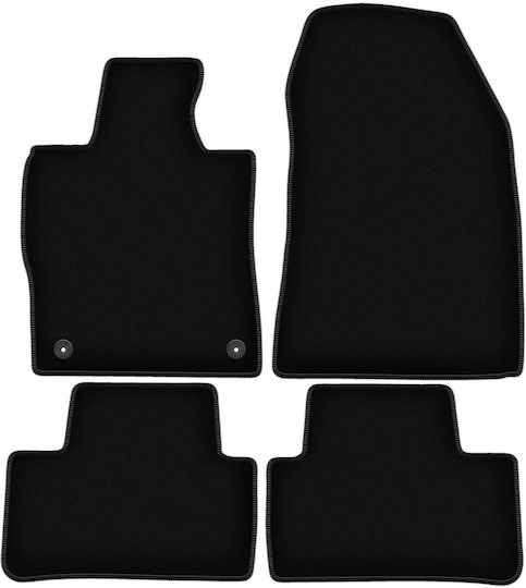 Basic Schwarze Veloursmatten Opel Astra Vi Hb Kombi 2021