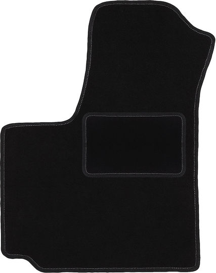 Velour Driver’s Mat Fiat Doblo I Kombivan 2000-2009 Black