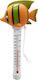 Floating Thermometer Fish Orange Green