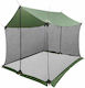 vidaXL Camping Tent Green 270x210x210 cm