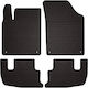 Rubber Car Mats Peugeot Rcz Coupe 2010-2015 Black Fitted