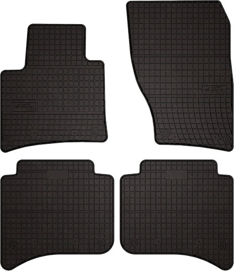 Gummi Auto Fußmatten Porsche Cayenne II SUV 2010-2017 Schwarz Passgenau