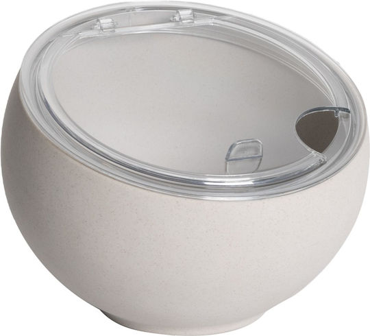 GTSA Orb Round Serving Bowl Made of Grey Melamine with Diameter 20cm
