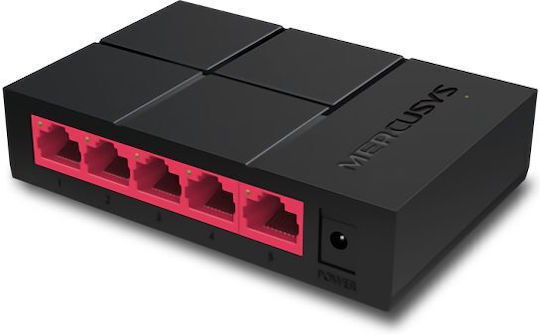 Mercusys MS105G L2 Switch with 5 Gigabit (1Gbps) Ethernet Ports