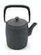 O Dromos tou Tsagiou Wabi Teapot with Mug and Cast Iron Filter Grey 600ml