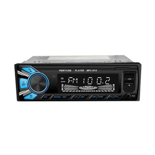 Car Audio System 1 DIN Bluetooth USB