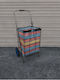 Stoff Einkaufswagen Blau 100x50x100cm
