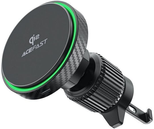 Acefast D33 Suport Auto Încărcare Wireless Qi2 15w Încărcător Magnetic Pentru Grilaj Aer Negru