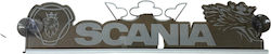 3d Decorative Cabin Sign Red Led 12v24v Scania 500mm 110mm 6mm Cable 15m Plug Lighter Socket