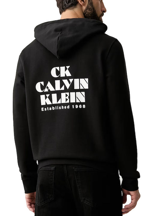 Calvin Klein Sweatshirt with Hood Black