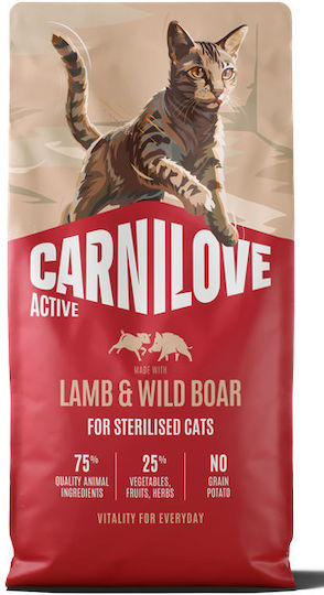 Carnilove Dry Cat Food for Neutered Cats with Chicken 0.4kg