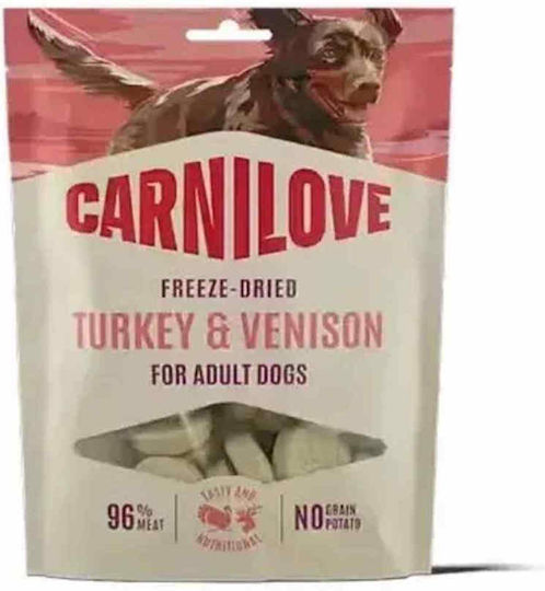 Carnilove Wet Dog Food with Turkey Deer and Meat Grain-Free 60gr